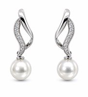 Pendientes Comete Mujer in Oro blanco Diamante 0.06 Ct ORP400 - ORP400